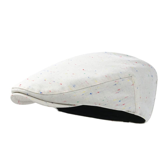 Miaocao Men's Cotton Ivy Gatsby Newsboy Hat Summer Driving Scally Cap Thin