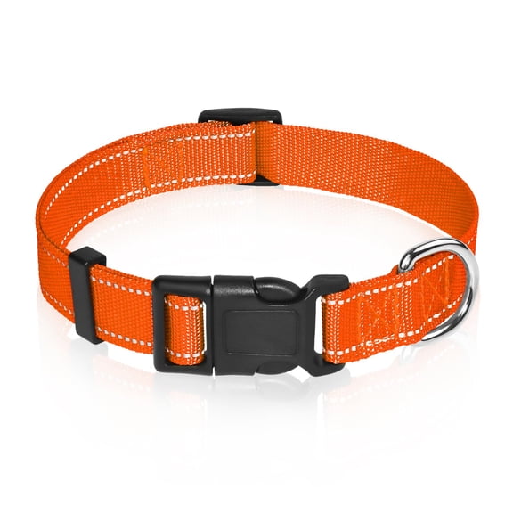 Miaocao Reflective Dog Collar for Medium Large Small XS XL Extra Small Dogs, Nylon Adjustable Puppy Collar