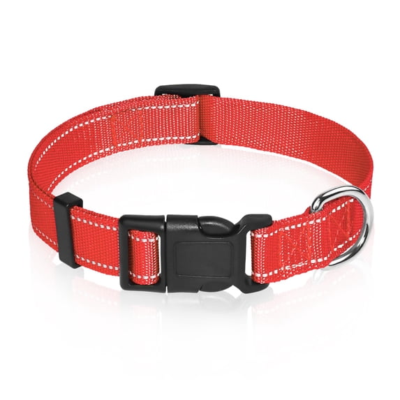 Miaocao Reflective Dog Collar for Medium Large Small XS XL Extra Small Dogs, Nylon Adjustable Puppy Collar