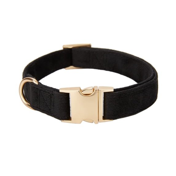 Miaocao Soft Dog Collar with Metal Buckle Adjustable Durable Comfort Corduroy Collars for Large Medium Small Dogs,