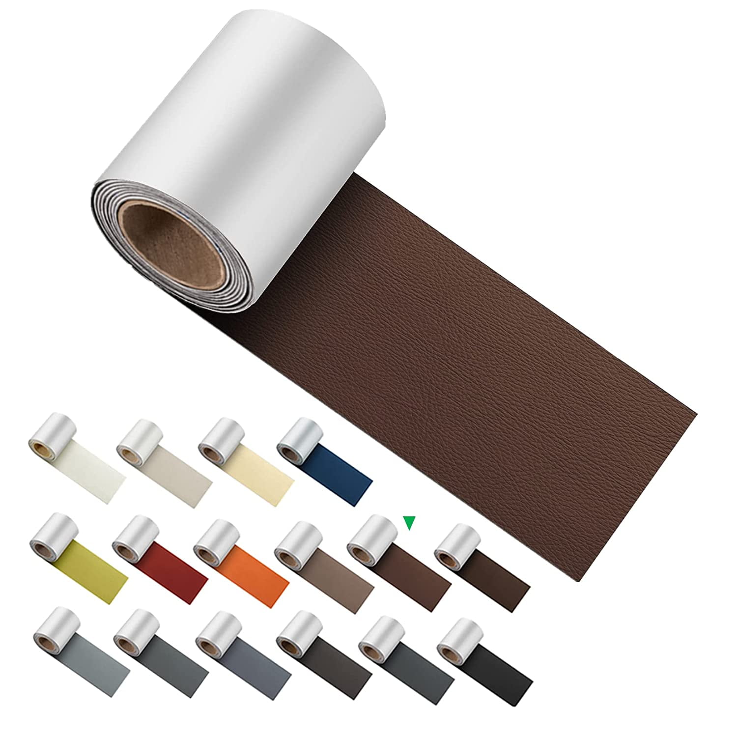 Miaochuan 3 x 60 Inch Self Adhesive Leather Repair Patch Tape, Vinyl ...