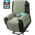 thumbnail image 1 of Miaochuan Recliner Chair Covers,100% Waterproof Power Lift Chair Cover with Pocket&Non-Slip Chair Protector (Green), 1 of 6