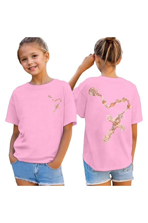 3t Boys Shirts Round Neck Solid Color Short Sleeve T Shirts Comfy Preppy Tops T Shirts for Boys and Girls