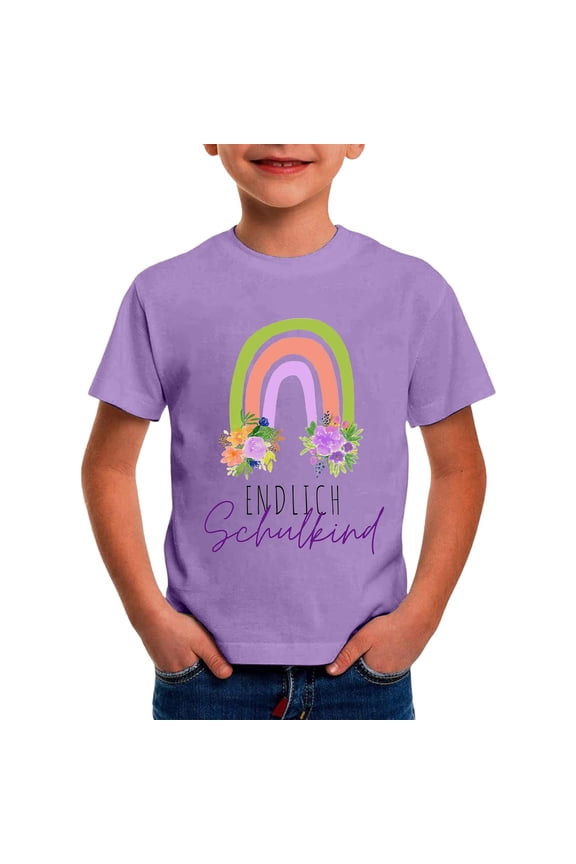 Boys 3t Shirts Crewneck Solid Color Short Sleeve T Shirts Comfy Tee Shirt Tees Shirts for Youth Boys Girls