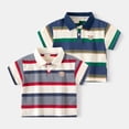thumbnail image 1 of Miaoju Boys Polo Shirts 4T Button Closure Tropical Print Short Sleeve Active Pullover Tops Shirt Toddler To Big Kid, 1 of 9