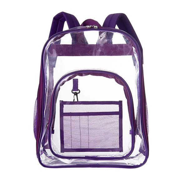 Miaoju Clear Backpack Shoulder Bag Stadium Approved and for Outdoor Event Concerts and Sport Activities