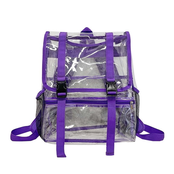 Miaoju Clear Backpack Shoulder Bag Stadium Approved and for Outdoor Event Concerts and Sport Activities