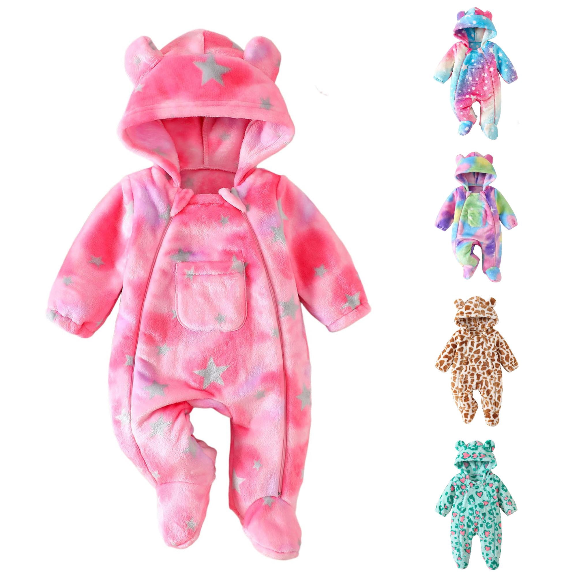 Cozy Rompers Miaoju Cozy Cartoon Romper Featuring a Button Placket and Knit Body for ...