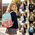 thumbnail image 1 of Miaoju Cute Cartoon Backpack for Ages 2-6, Waterproof Lightweight Bookbag,School Daypack for Travel, Pink, 1 of 9