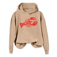 thumbnail image 1 of Miaoju Cute Hoodies Long Sleeve Tops Cozy Trendy Graphic Print Pullover Fashion Outfits Spring Oversized Clothes with Pockets, 1 of 3