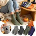 thumbnail image 1 of Miaoju Funny Socks for Men Women Halloween Fun Cozy Crazy Novelty Fashion Breathable Printed Cotton Boot Socks, 1 of 6