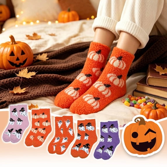 Miaoju Fuzzy Socks for Women Men, Fall Fluffy Slipper Socks, Cozy Home Socks Plush Soft Winter Socks, Warm Thick Sleeping Socks, Holiday Gifts for Women Men