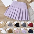 thumbnail image 1 of Miaoju Girls School Uniform Sensory-Friendly Pleated Scooter Skirt with Undershorts, Soft Fabric, Tagless with Flat Seams, 1 of 9