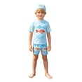 thumbnail image 1 of Miaoju Kids Swim Suits Stretch Swimwear Boys Two Piece Swim Set Pool Bathing Suit Toddler Boy, 1 of 6