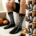 thumbnail image 1 of Miaoju Mens Women Halloween Socks Pack of 5 Crew Socks for Men Women Teenagers Soft Breathable Work Sports, 1 of 8