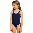 thumbnail image 1 of Miaoju One Piece Swimsuit for Girls 6 Cute Bow Tankini with Shorts Quick Dry Crossback Floral Print Girl Bathing Suit Swimwear with Cover Up Beach Skirt Stripe Double Straps, 1 of 4