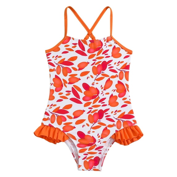 Miaoju One Piece Swimsuit for Girls 9-10 Gingham Ruffle Tankini Sets Quick Dry & Stretchy Contrasting Trim Bathing Suit Modest Swimwear with Cover Up Spaghetti Strap