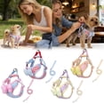 thumbnail image 1 of Miaoju Pet Cat Dog Chest Harness and Leash, Soft Cat Dog Pet Vest with Rope, Adjustable Dog Walking Harness, for Small Dog Cat Pet, 1 of 8