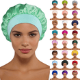 thumbnail image 1 of Miaoju Satin Silk Bonnet for Hair, Double Layer Sleep Cap for Women Satin Bonnet for Sleeping, Soft Satin Lined Bonnet for Natural & Curly & Long Hair, 1 of 4