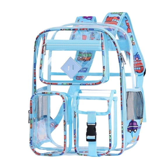 Miaoju See Through Backpack For Teens, Clear Backpack Heavy Duty,Clear BookBag Large Capacity for School,stadium events, Sport Events,Travel