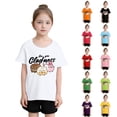 thumbnail image 1 of Miaoju Girl Shirts Trendy Crewneck Cartoon Print Short Sleeve T Shirt Top Fashion Cool Gentleman Tops Girls Summer Tops T-Shirts, 1 of 4