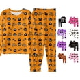 thumbnail image 1 of Miaoju Cotton Halloween Pajamas Size 6 Front Cute Graphic Print Long Sleeve Family Easter Outfits Matching Sets Fashion Sports Top Sleepwear for, 1 of 5
