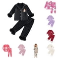 thumbnail image 1 of Miaoju Halloween Pajamas Sets Top Cute Graphic Print Top and Pant Sleepwear with Pockets Loose Home Clothes 2 Piece Pjs for, 1 of 5