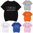 thumbnail image 1 of Miaoju Toddler Girl Shirts 6t Crewneck Cartoon Print Short Sleeve T Shirts Comfortable Pullover Tops Tee for Boys & Girls, 1 of 3