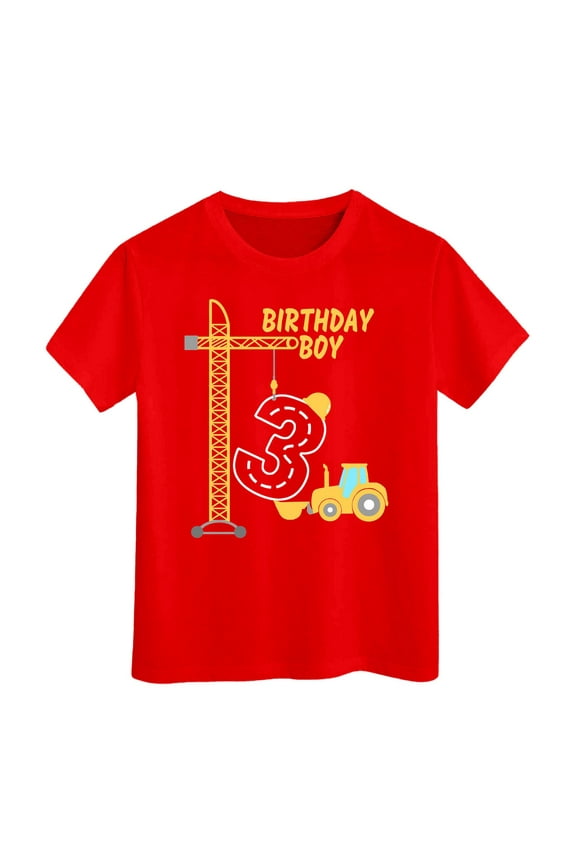 Tshirts for Kids Boys Round Neck Graphic T-Shirts Short Sleeve T Shirt Fashion Summer Tops Tees Shirts for Youth Boys Girls