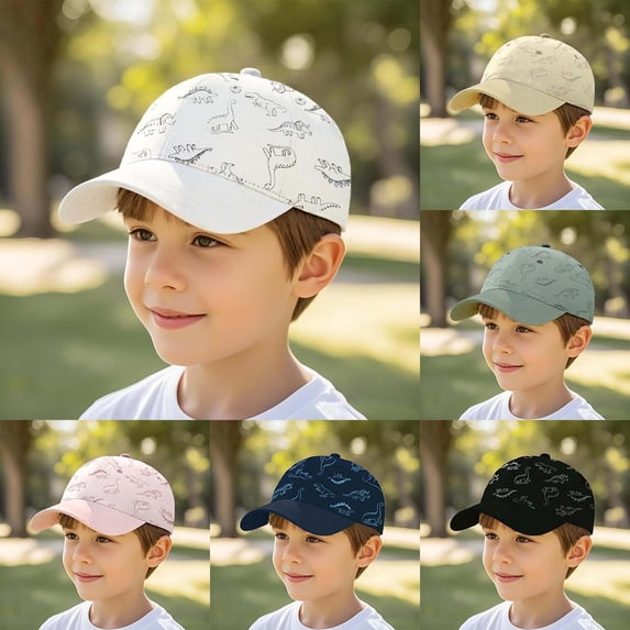Miaoju Unisex Classic Baseball Cap Soft Top Unstructured Baseball Cap | Adjustable Size Buckle for Girls Boys