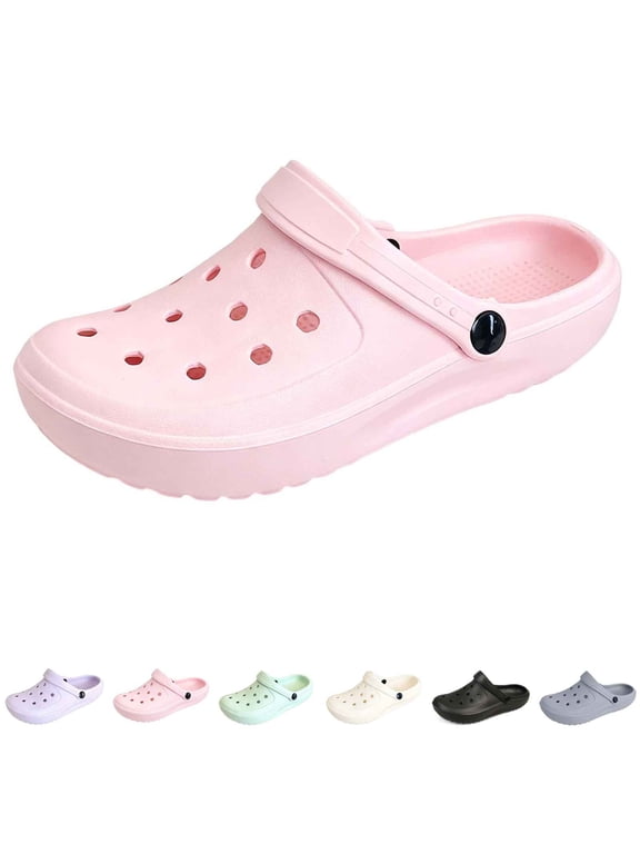 Womens Mens Garden Clogs Shoes with Arch Support Unisex Comfort -on Sandals