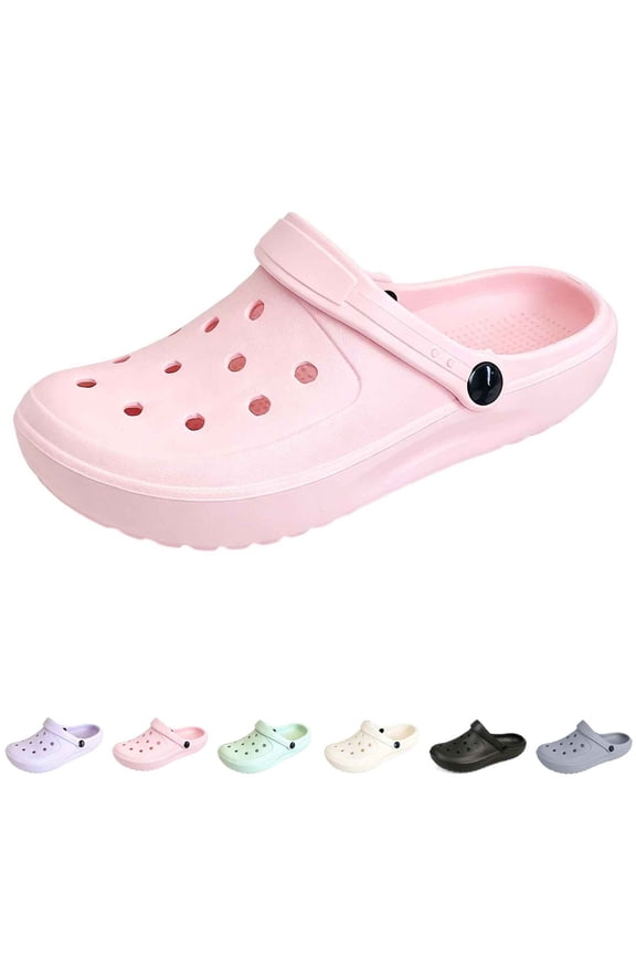 Womens Mens Garden Clogs Shoes with Arch Support Unisex Comfort -on Sandals
