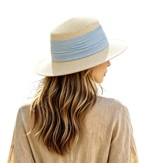 Miaoju Womens Straw Hat, 2026 Beach Sun Straw Hats for Women, Summer Hats for Holiday Travel