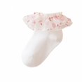 thumbnail image 1 of Miaouyo Ankle Socks for Little Girls Lace Ruffle Cuff Breathable Princess Socks, 1 of 8
