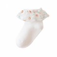 thumbnail image 1 of Miaouyo Ankle Socks for Little Girls Lace Ruffle Cuff Breathable Princess Socks, 1 of 7