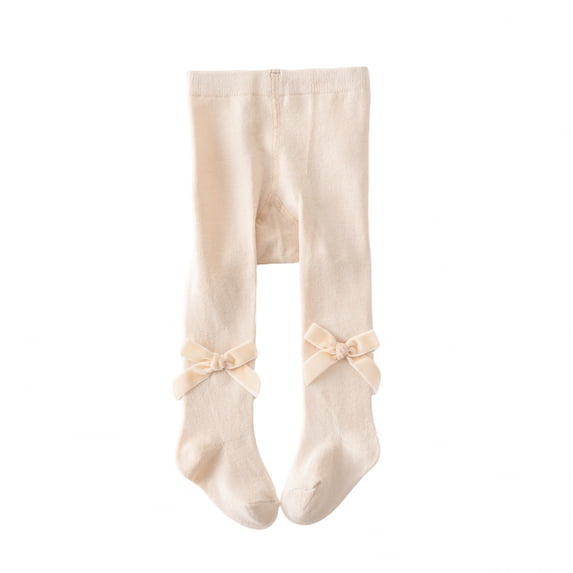 Miaouyo Toddler Baby Girl Tights with Velvet Bows Cute Pantyhose Leggings Stockings