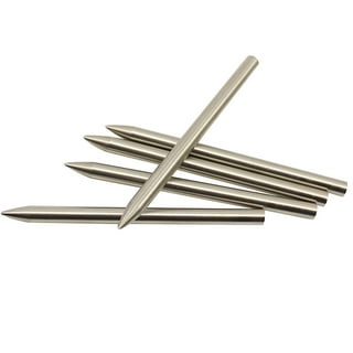 Evniset 5pcs Stainless Steel FID 550 Paracord Needles for Leather Lacing Weaving Stiching Outdoor Smoothing Tool 78mm Silver
