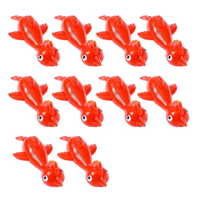 Miarnea 10Pcs Chicken Catapult Toy Flying Chicken Toy Rubber Chicken Slingshot Funny Stretchy Chicken Flingers Chicken Toy Activity for Children Birthday Party Favors