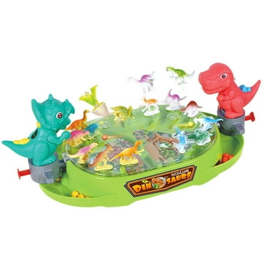 Miarnea Kids Toys, Battle Game No Battery Required with Target Ejaculation Bead Parent-child Interaction Dinosaurs Battle Game Toy Children Gift