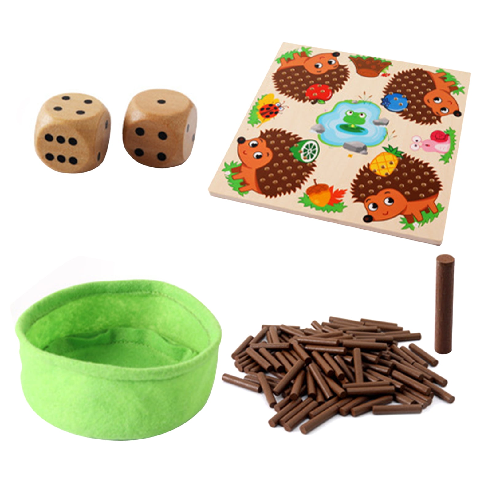 Miarnea Kids Toys, Counting Matching Hedgehog Game Develops Fine Motor ...