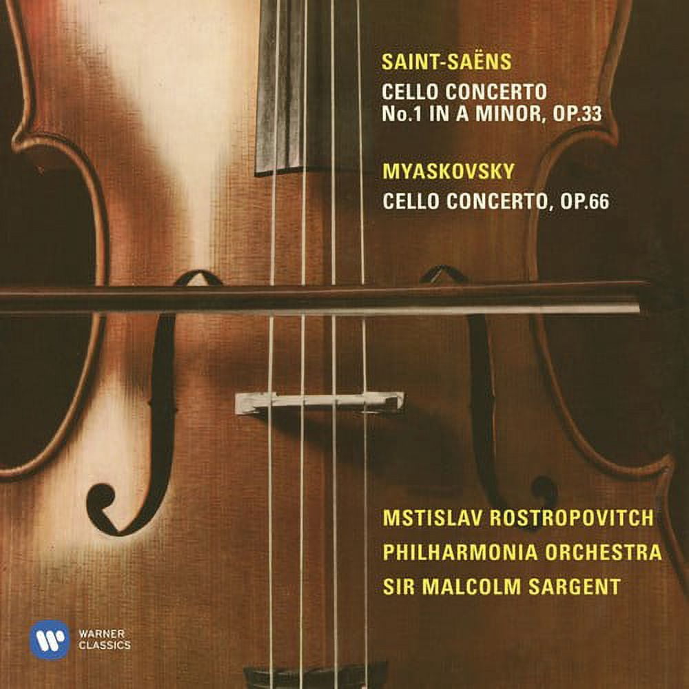 Miaskovsky / Rostropovich / Sargent / Philharmonia - Cello Concerto / Saint-Saens: Cello Concerto No 1 - Music & Performance - CD