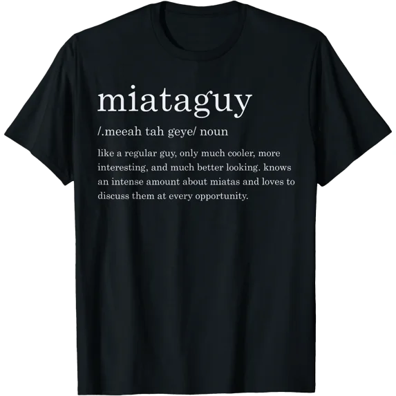 Key Account Definition Miata Guy Car Definition For T-Shirt - Walmart.com