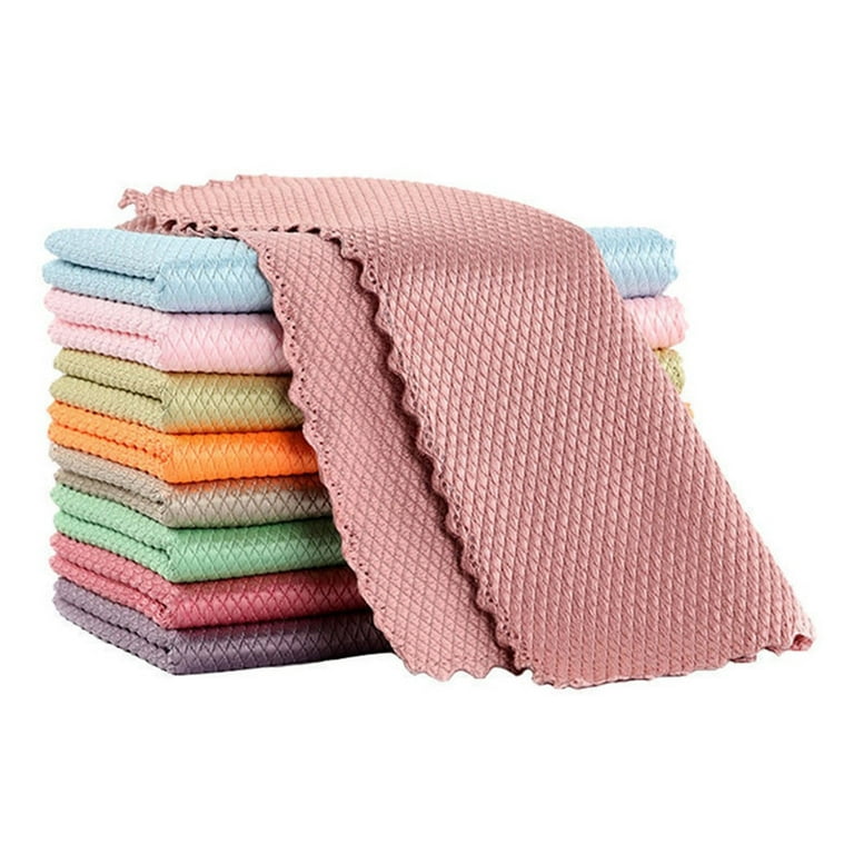 Set of 3 Cotton 10x10 Dishcloths, Sky Blue Set of 3 Cotton 10x10 Dishcloths, Sky Blue