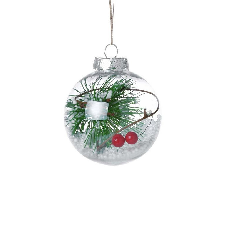 Milisten 24pcs Pendant for Christmas Xmas Hanging Pendant Tiny Christmas  Ornaments Christmas Ornament Balls for Christmas Tree Christmas Mini Ball