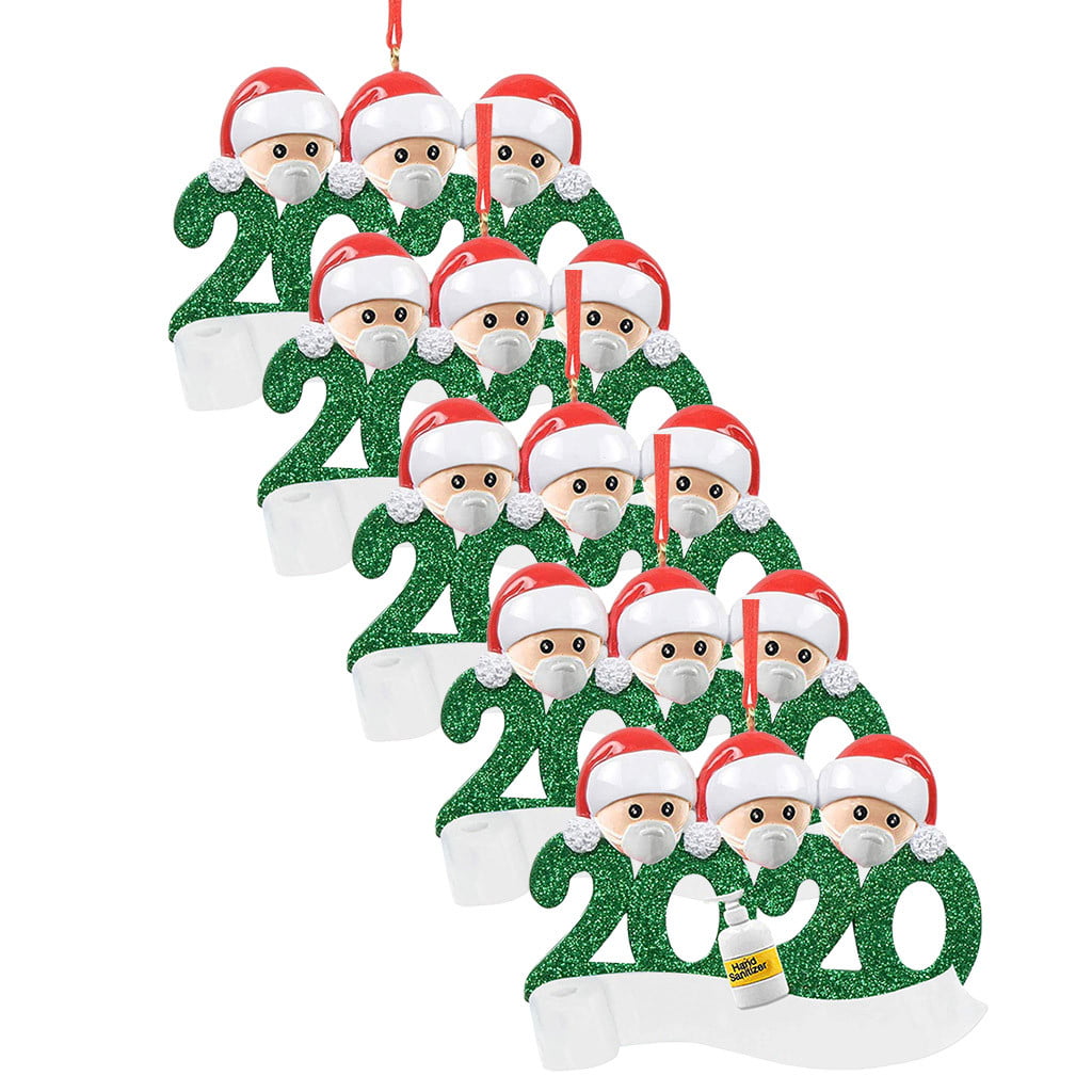 Christmas Savings Clearance 2023! Loopsun Christmas Decor Iron Art  Personalized Survived Family Of Ornament Christmas Holiday Decor for Winter