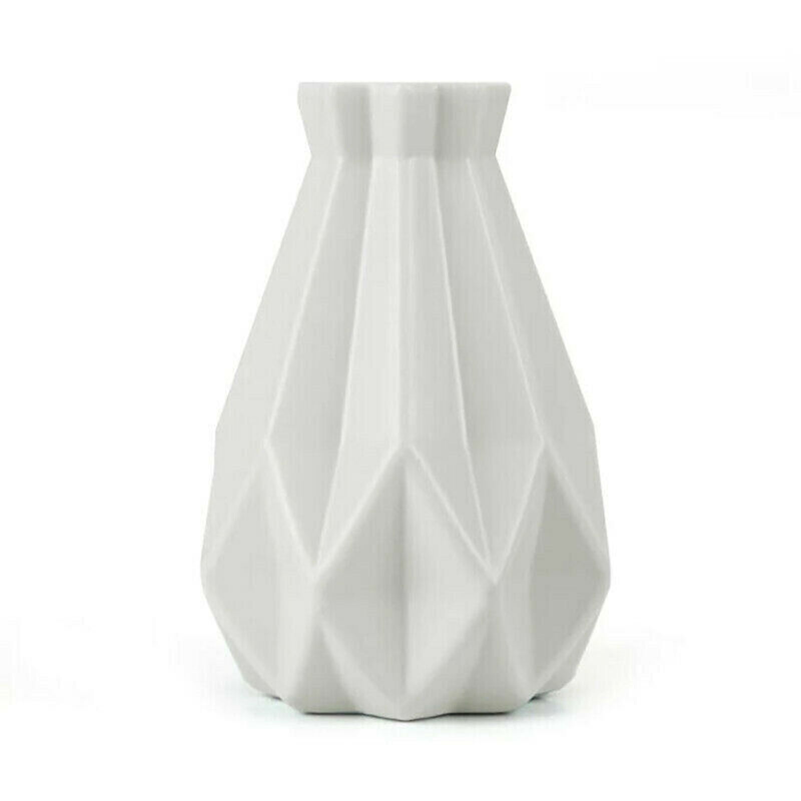 Miayilima Desktop Ornament New Origamis Plastic Vase White Imitation ...