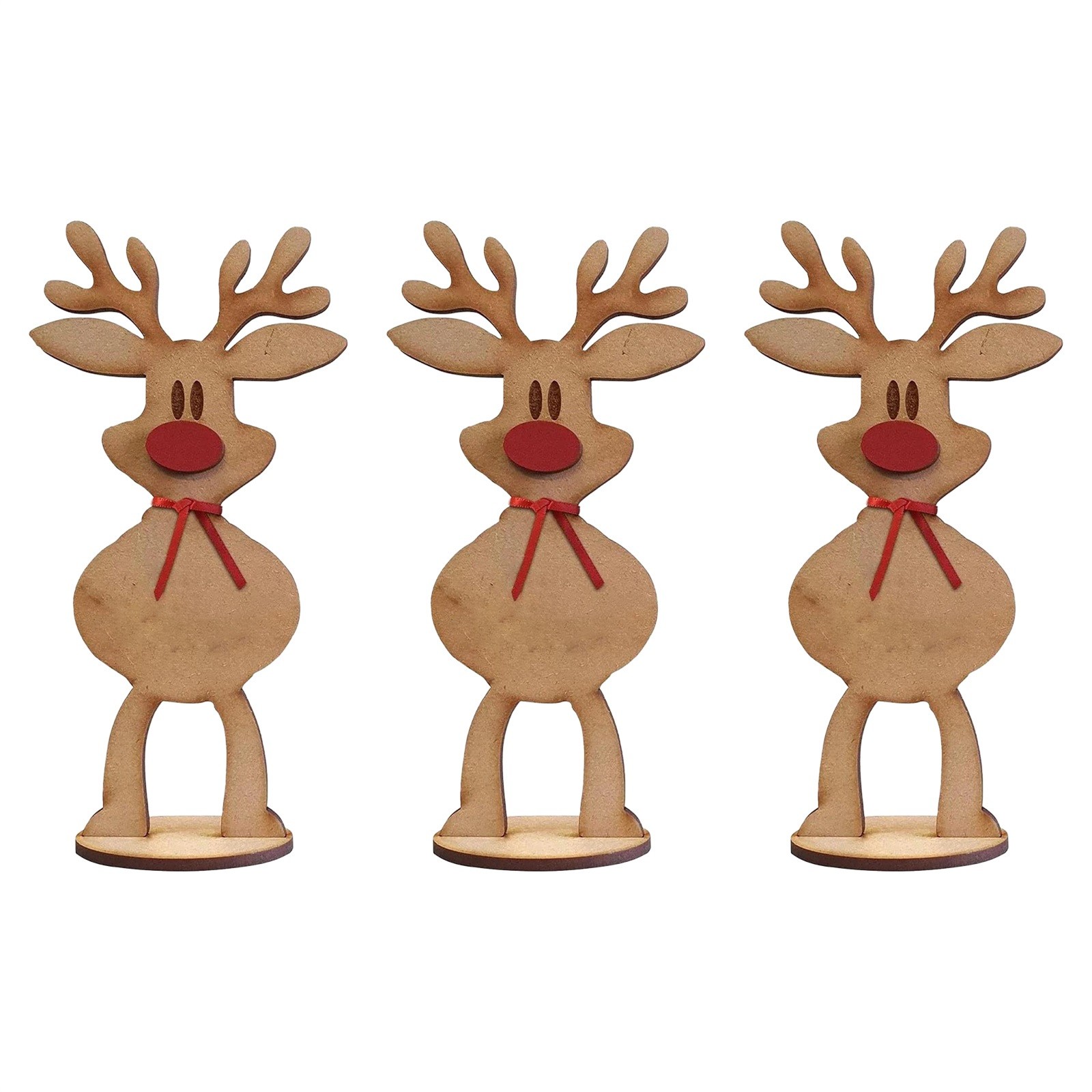 Miayilima Desktop Ornament Personalized Freestanding Reindeeres Family ...