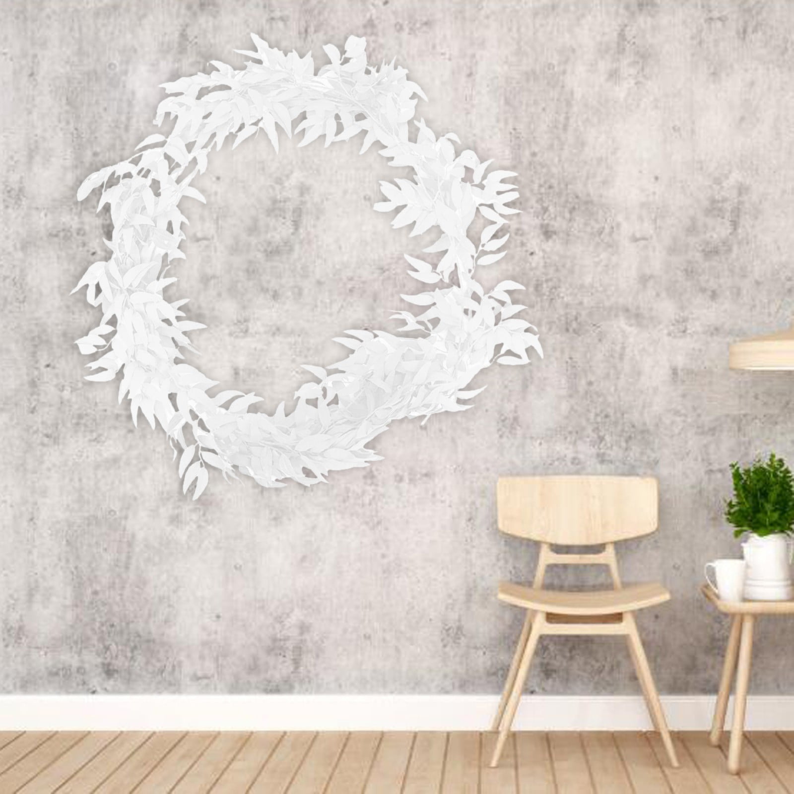 Miayilima Home Decor Simulation Leaf Rattan Tree Vine Pipe Ceiling