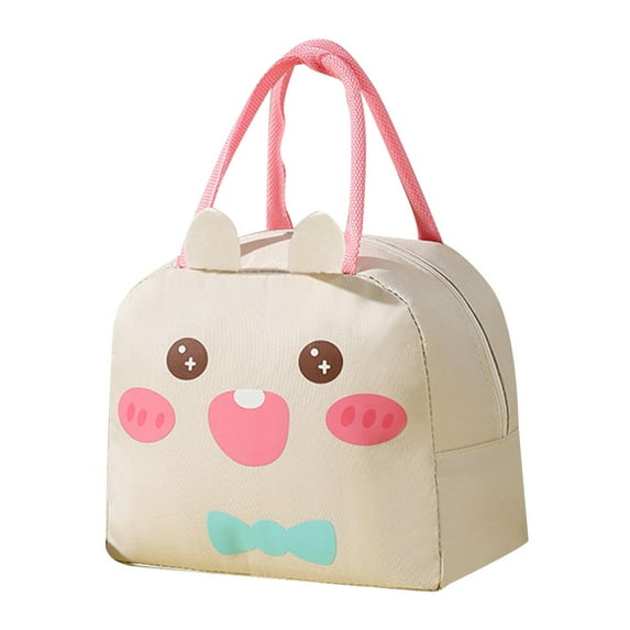 Miayilima Lunch Bag 1Pcs Storage Lunch Bento Box Bag Food Insulated Thermal Working Portable Travel Bag Lunch Bag