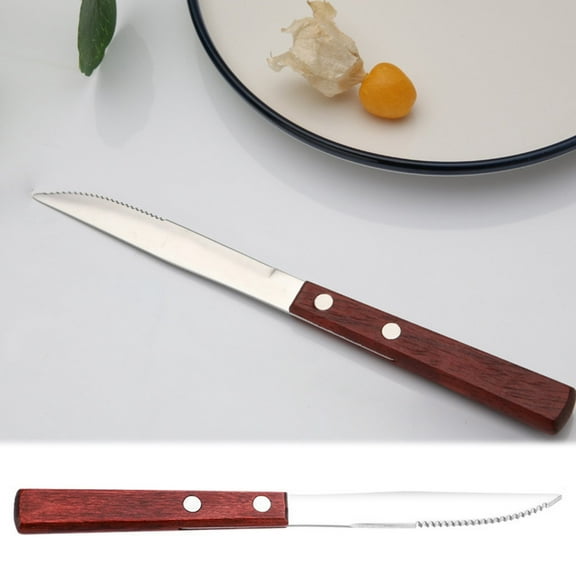 Miayilima Resin Dining Knife Wooden Handle Stainless Cutlery Set forks Spoons Flatware Set Kitchen Appliances